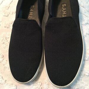 Rothy's Womens Size 7.5 Black Slip on Comfort Shoe Washable